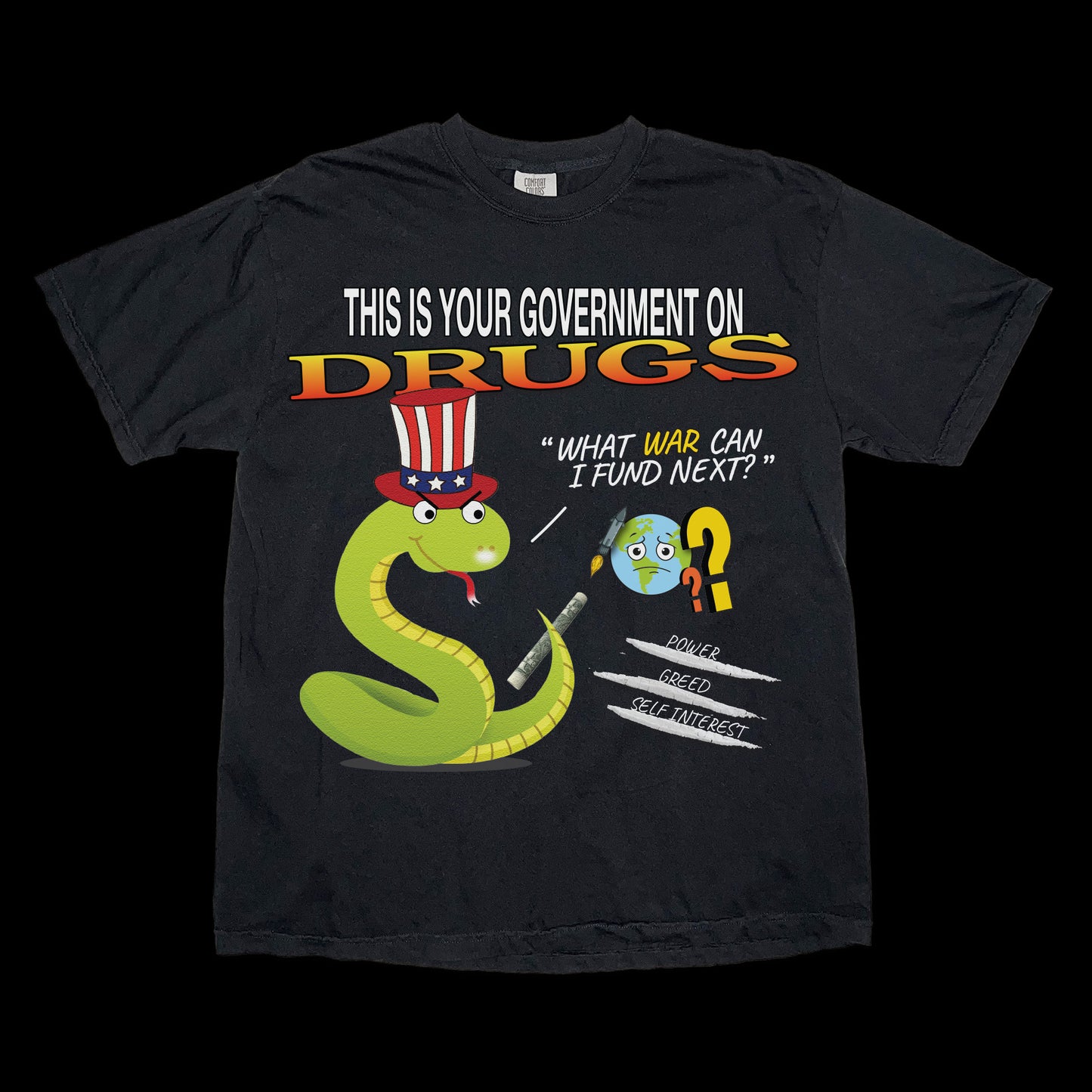 GOVERNMENT ON DRUGS T-SHIRT