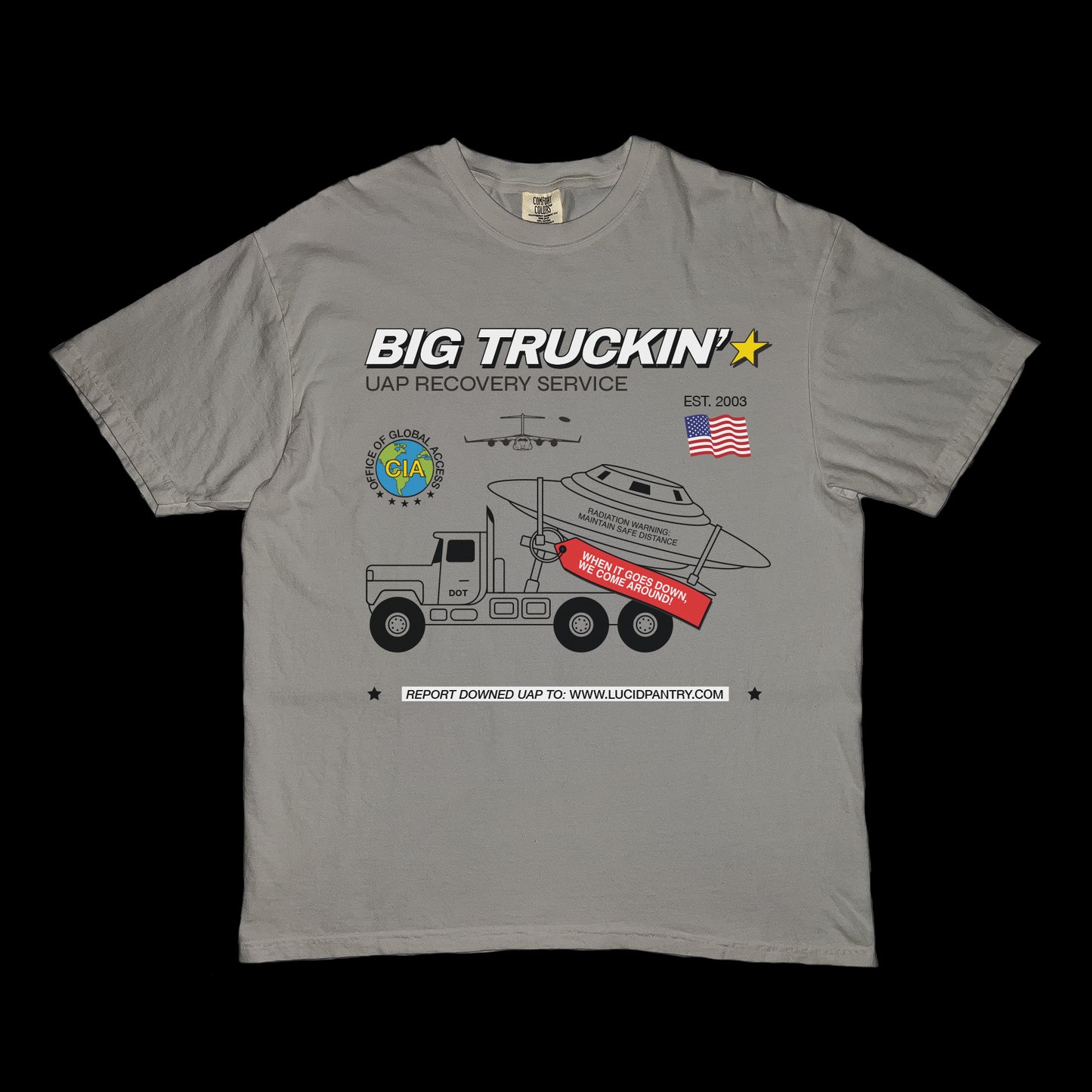 BIG TRUCKIN UFO T-SHIRT